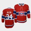 jake allen canadiens home youth red jersey