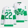 jake mccabe maple leafs white 2024 st. patricks alternate primegreen authentic jersey