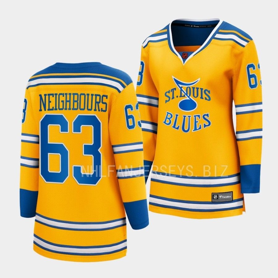 jake neighbours blues yellow 2022special edition 2.0 breakaway womenjersey