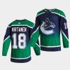 jake virtanen canucks green 2021 reverse retro special edition authentic jersey