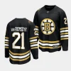 james van riemsdyk bruins black 2023 24 100th anniversary premier jersey