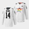 jamie benn stars warm up 2023 pride night white jersey