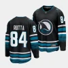 jan rutta sharks black 2023 24cali fin 3rd alternate breakaway player jersey