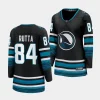 jan rutta sharks black cali fin 3rd alternate women jerseys