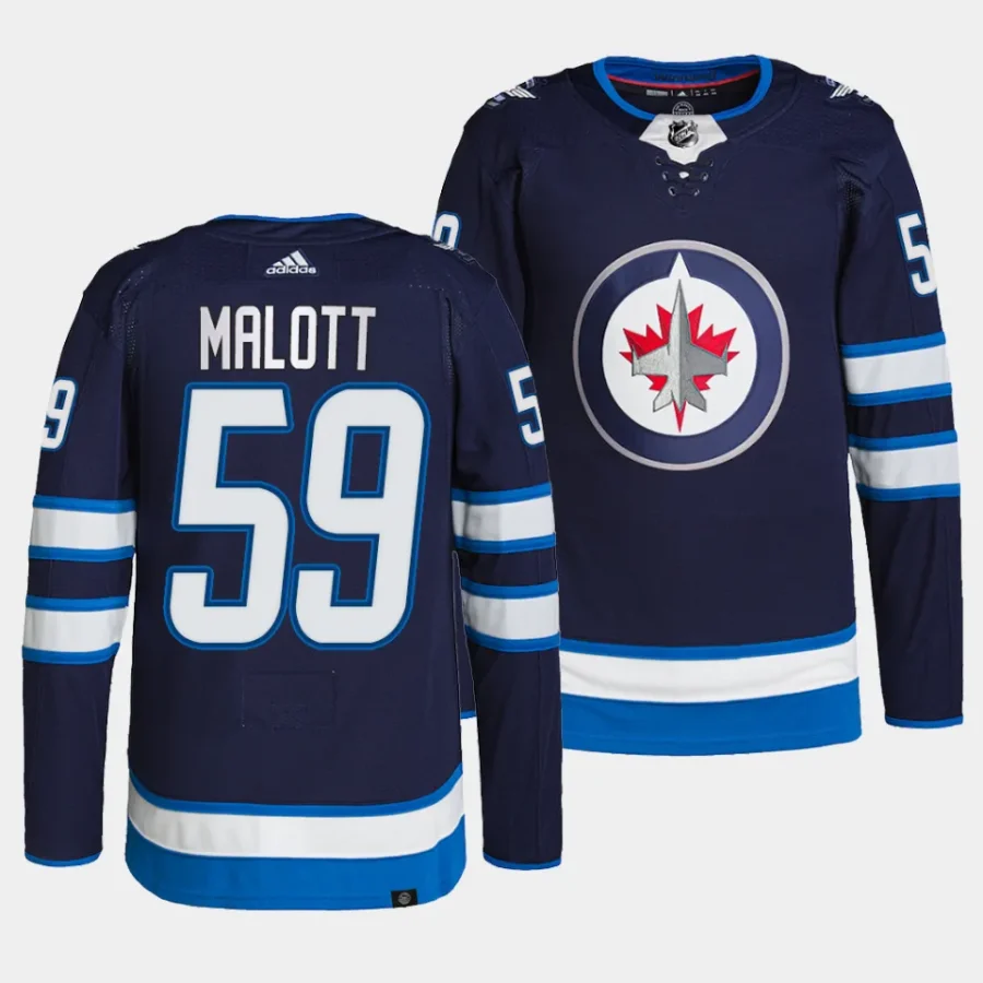 jeff malott jets navy home primegreen authentic projersey