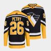 jeff petry penguins black 2022reverse retro 2.0 authentic primegreen jersey