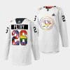 jeff petry penguins rainbow 2022pride warmup white jersey