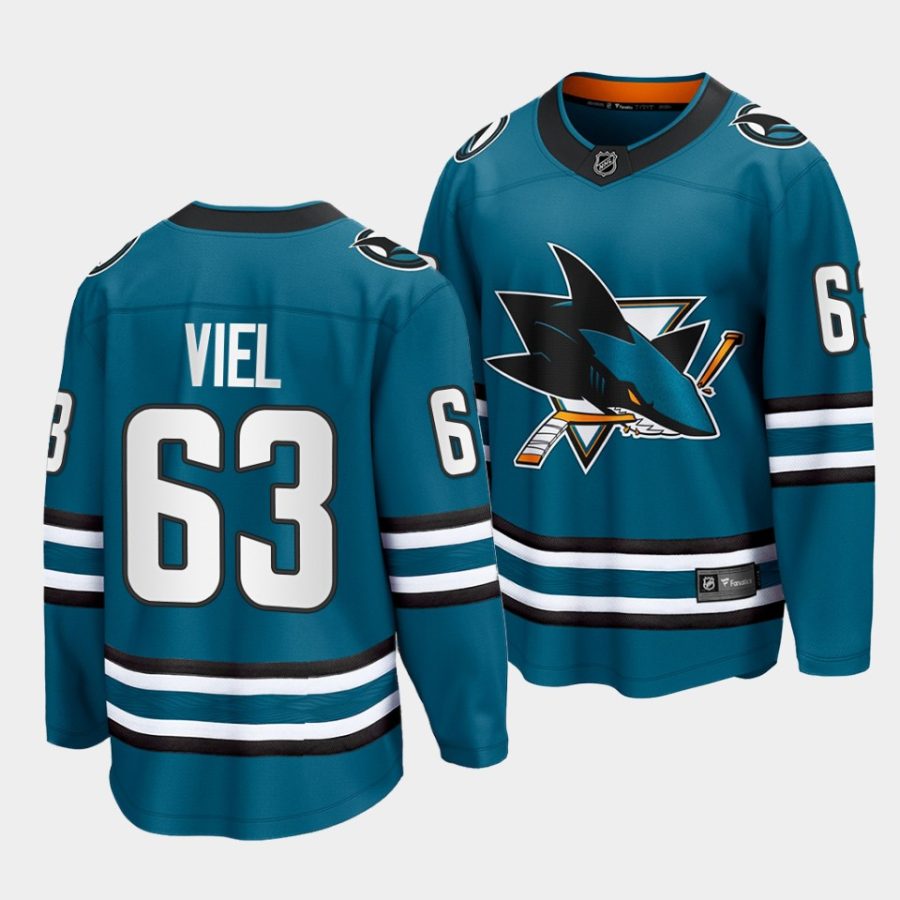 jeffrey viel sharks teal 2022 23home the evolve jersey