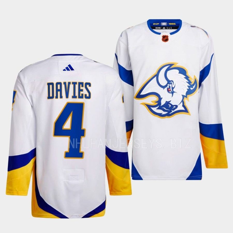 jeremy davies sabres white 2022reverse retro 2.0 authentic primegreen jersey