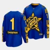 jeremy swayman bruins blue 2024 nhl all star game breakaway jersey