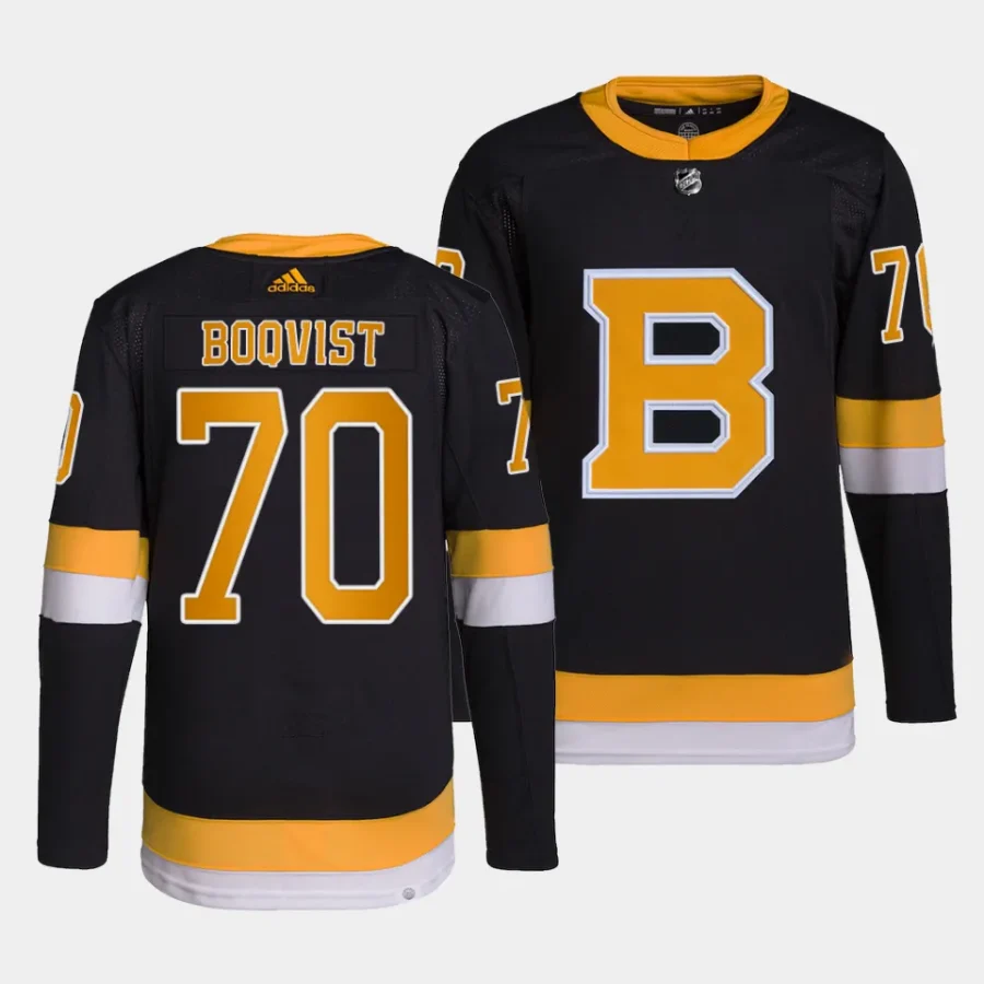 jesper boqvist bruins black alternate authentic pro primegreenjersey