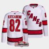 jesperi kotkaniemi hurricanes white authentic away 25th anniversary jersey