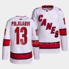 jesse puljujarvi hurricanes white 2022 23authentic primegreen away jersey