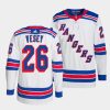 jimmy vesey rangers white primegreen away jersey