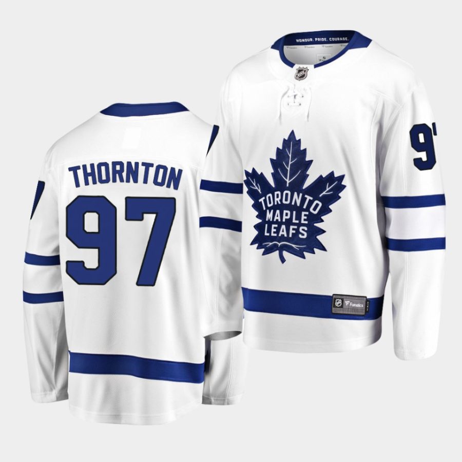 joe thornton maple leafs white 2020 21 away men jersey