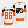 joel farabee flyers white 2024 nhl stadium series authentic pro jersey