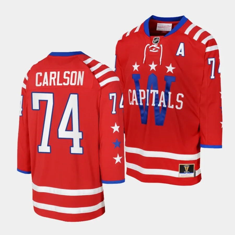 john carlson capitals 2015 blue line youth redmitchell ness jersey