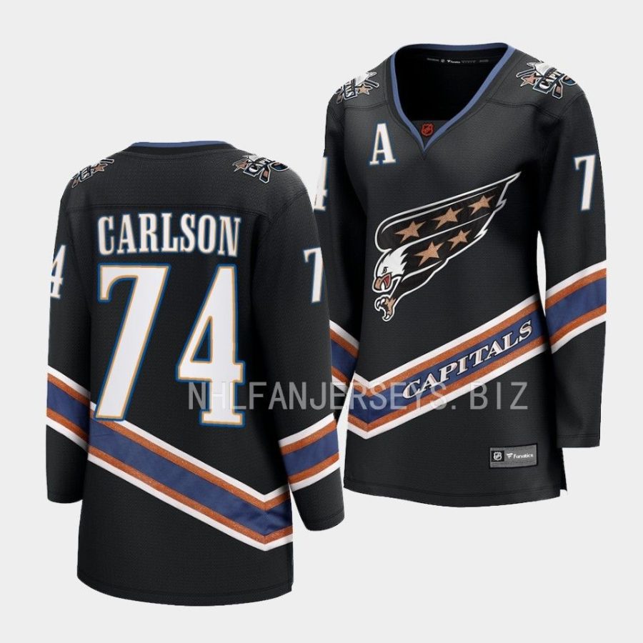 john carlson capitals black special edition 2.0 women jerseys