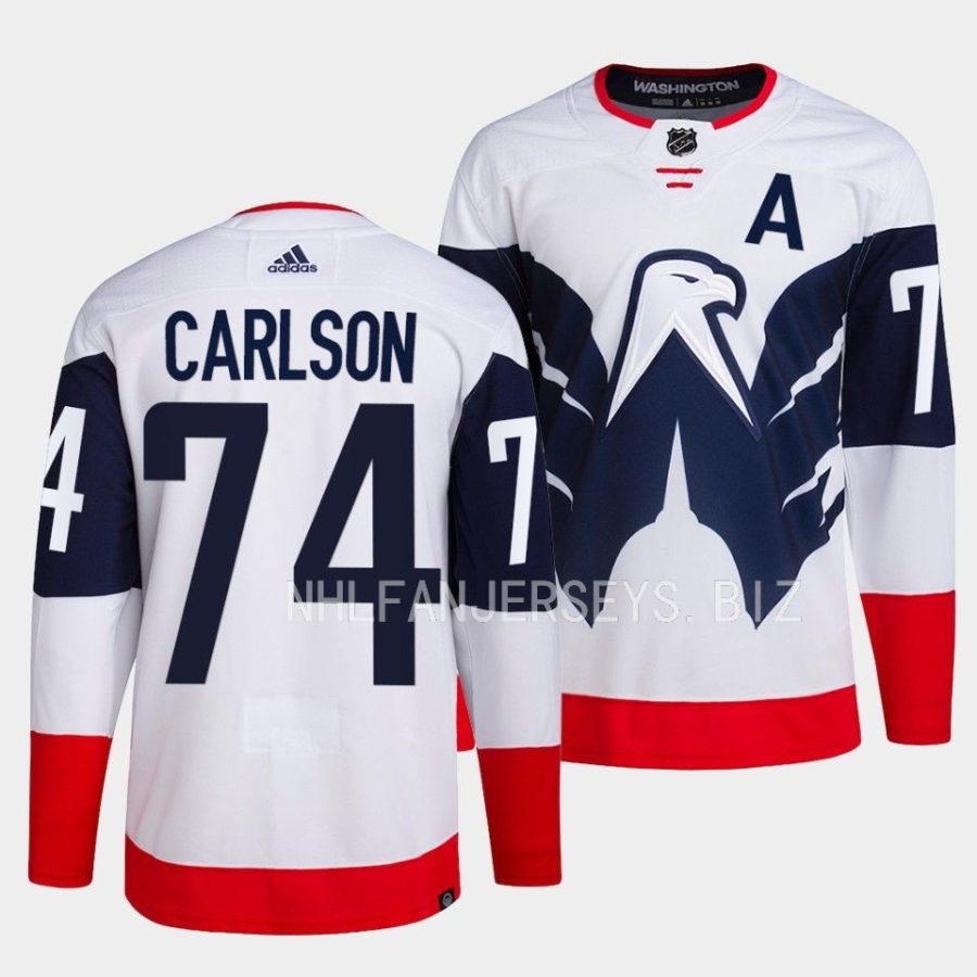 john carlson capitals white 2023 nhl stadium series primegreen authentic jersey