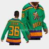 john gibson ducks green mighty ducks authentic jersey