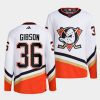 john gibson ducks white 2022reverse retro 2.0 authentic primegreen jersey