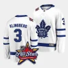 john klingberg maple leafs white 2024 nhl all star patch away jersey