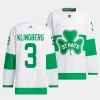 john klingberg maple leafs white 2024 st. patricks alternate primegreen authentic jersey