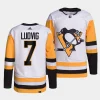 john ludvig penguins white away primegreen authentic projersey