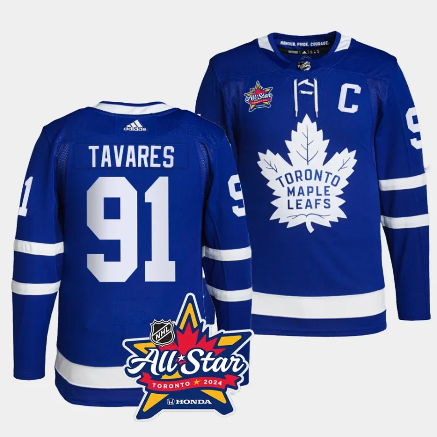 john tavares maple leafs royal 2024 nhl all star logo authentic home jersey