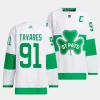 john tavares maple leafs white 2024 st. patricks alternate primegreen authentic jersey