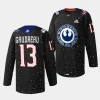 johnny gaudreau blue jackets exclusive edition 2023star wars black jersey