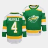 jon merrill wild 2023 24alternate youth greenreplica player jersey