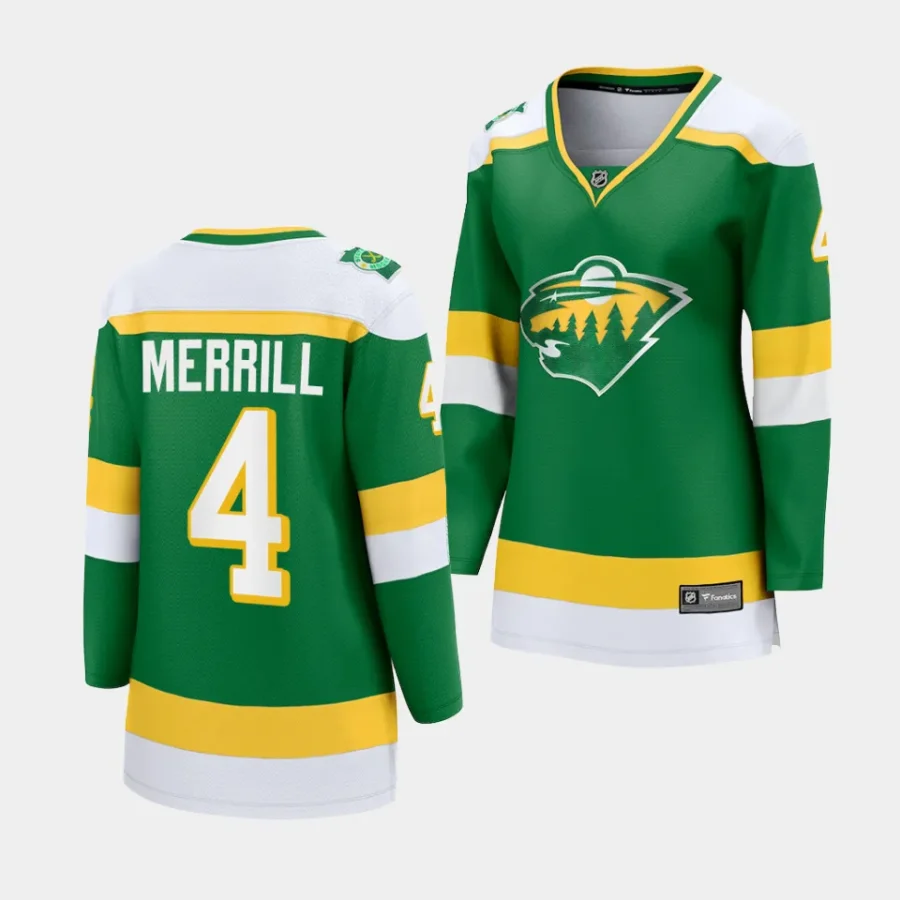 jon merrill wild green alternate women jerseys