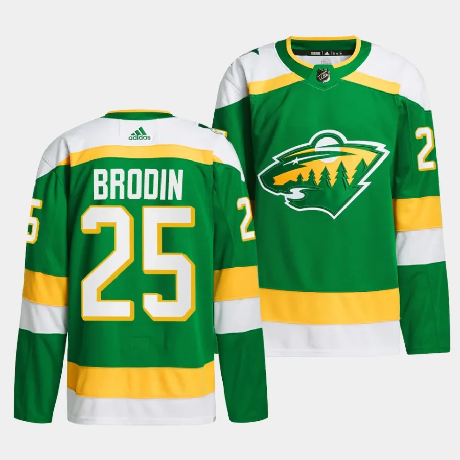 jonas brodin wild green 2023 24alternate primegreen authentic playerjersey