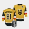 jonathan marchessault vgk 2023 stanley cup final youth goldhome jersey