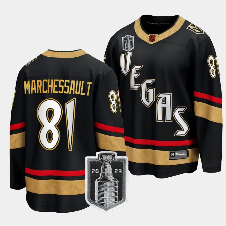 jonathan marchessault vgk black 2023 stanley cup final special edition jersey