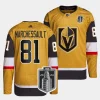 jonathan marchessault vgk gold 2023 stanley cup final authentic home jersey