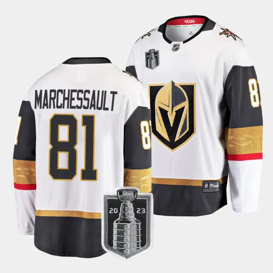 jonathan marchessault vgk white 2023 stanley cup final away jersey