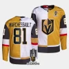 jonathan marchessault vgk white gold 2023 stanley cup champions split jersey