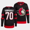 joonas korpisalo senators black home primegreen authentic projersey