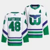 jordan martinook hurricanes white whalers primegreen jersey