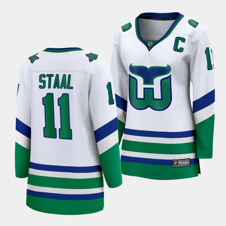 jordan staal hurricanes white whalers women jerseys