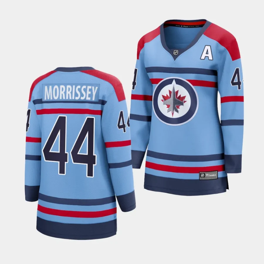 josh morrissey jets light blue rcaf centennial women jerseys