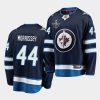 josh morrissey jets navy 2020 stanley cup playoffs home jersey