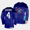 justin addamo france 2023 iihf world championship away blue jersey