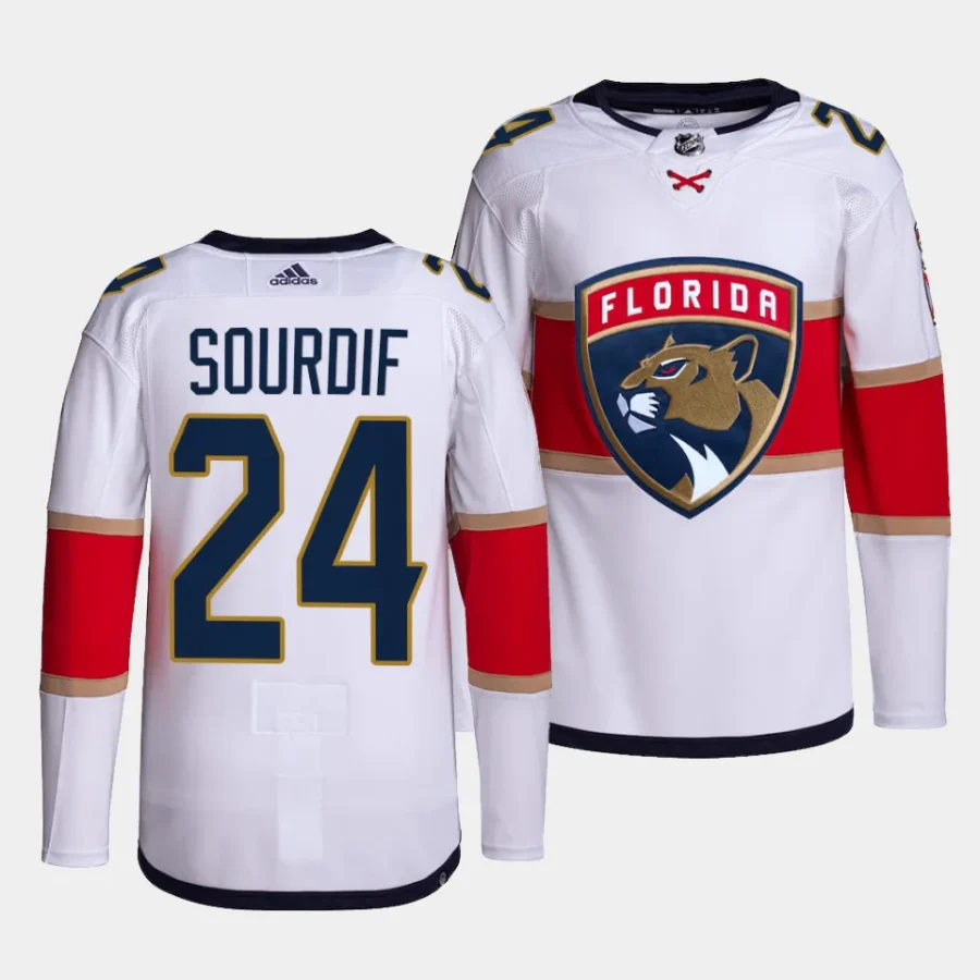 justin sourdif panthers white away primegreen authentic projersey