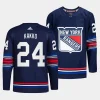 kaapo kakko rangers navy 2023 24alternate authentic third jersey