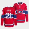 kaiden guhle canadiens red authentic home jersey