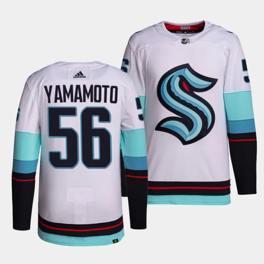 kailer yamamoto kraken white away authentic pro jersey