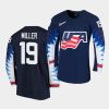 kandre miller 2020 iihf world junior championship black jersey